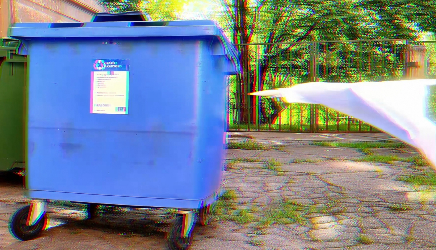 kadrs no izstādes video darba. Autors Panteleimon Pavlidis (Aristotle University of Thessaloniki) Grieķija