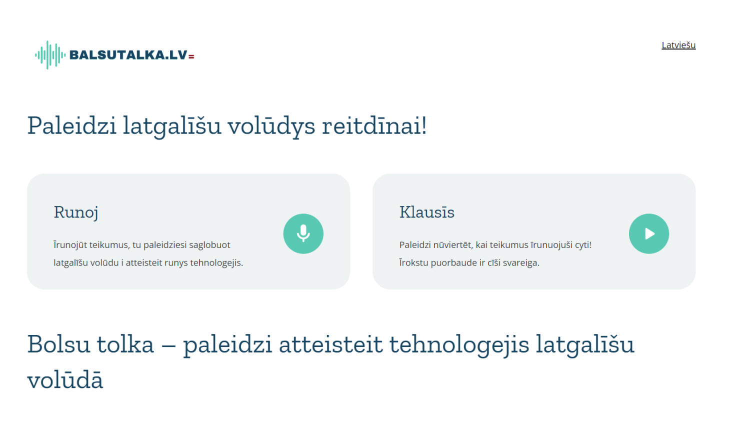 Sabiedriskās iniciatīvas “Balsu talka” vizuālais materiāls