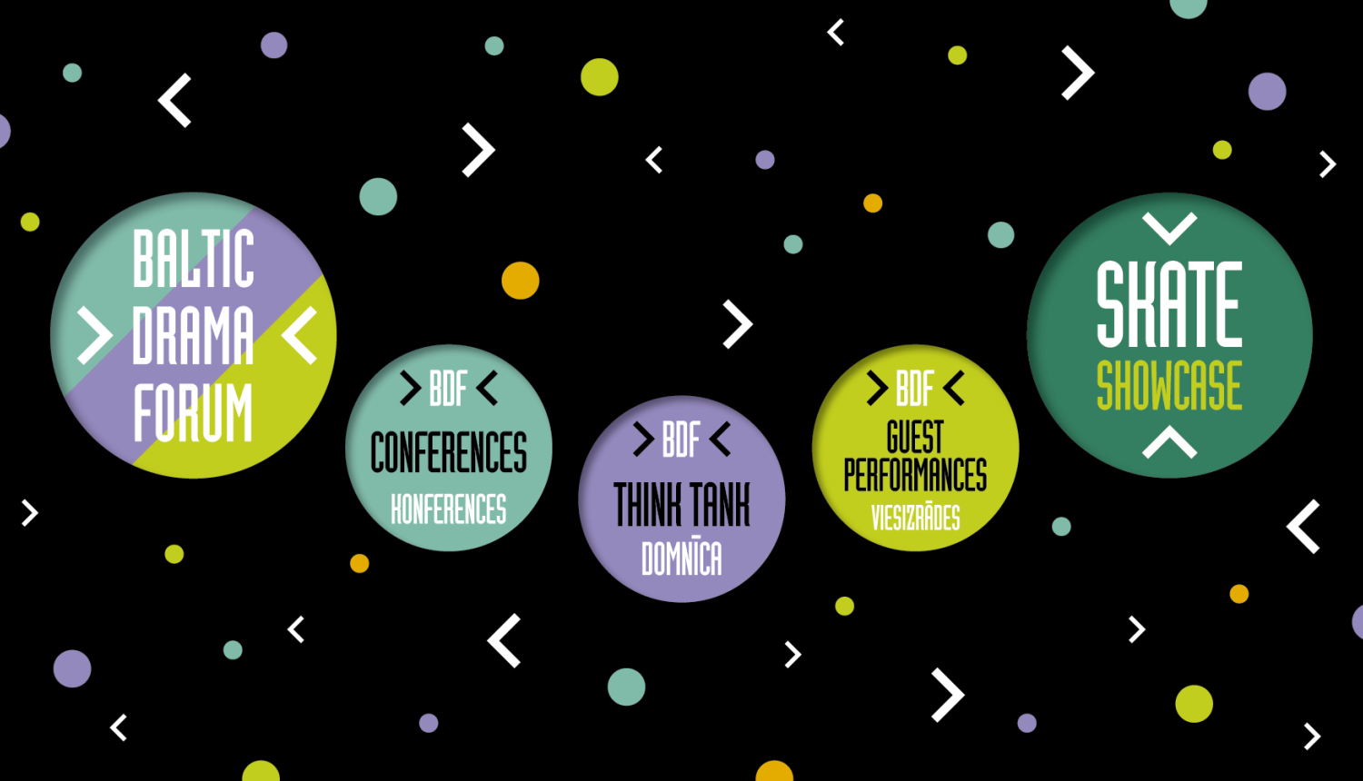 Baltijas Drāmas foruma 2023 vizuālais materiāls