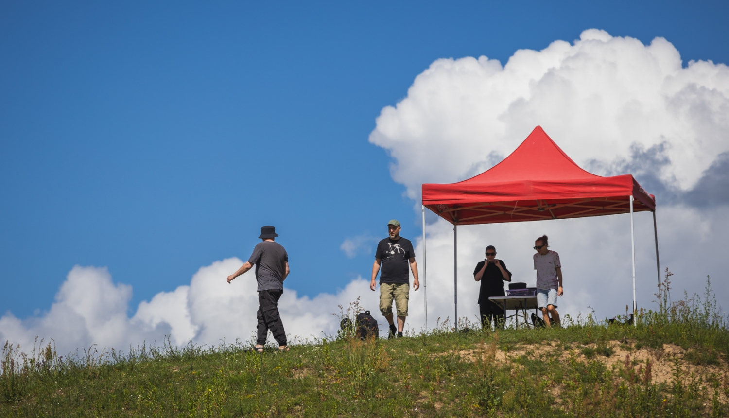 Brīvās enerģijas plenērs, Strenču sonifikācijas stacija, foto: Vladimirs Brjuņins