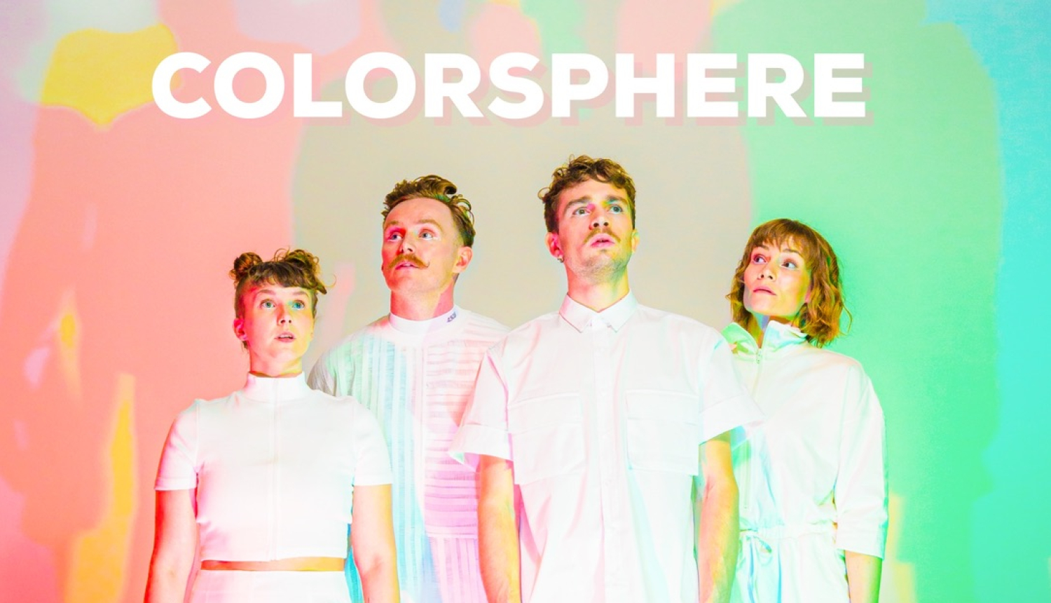 Bērnu un ģimenes izrādes "Colorsphere" reklāmas plakāts