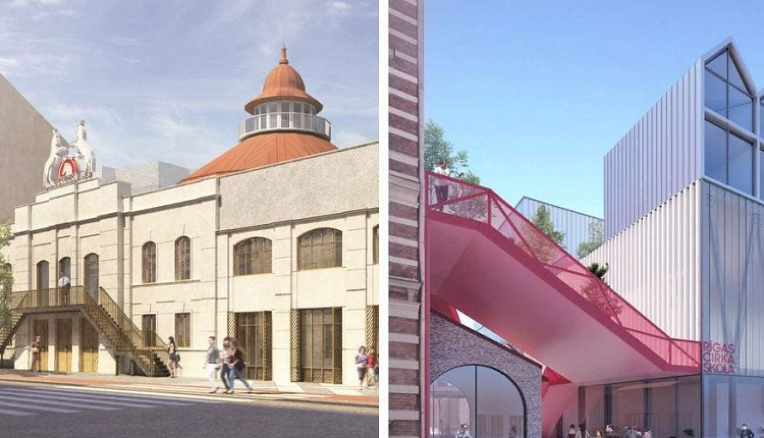 Noskaidroti Rīgas cirka atjaunošanas metu konkursa uzvarētāji