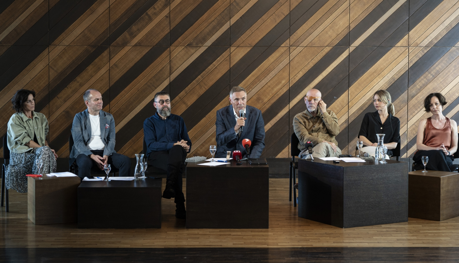 Dailes teātra preses konference, foto: Marko Rass