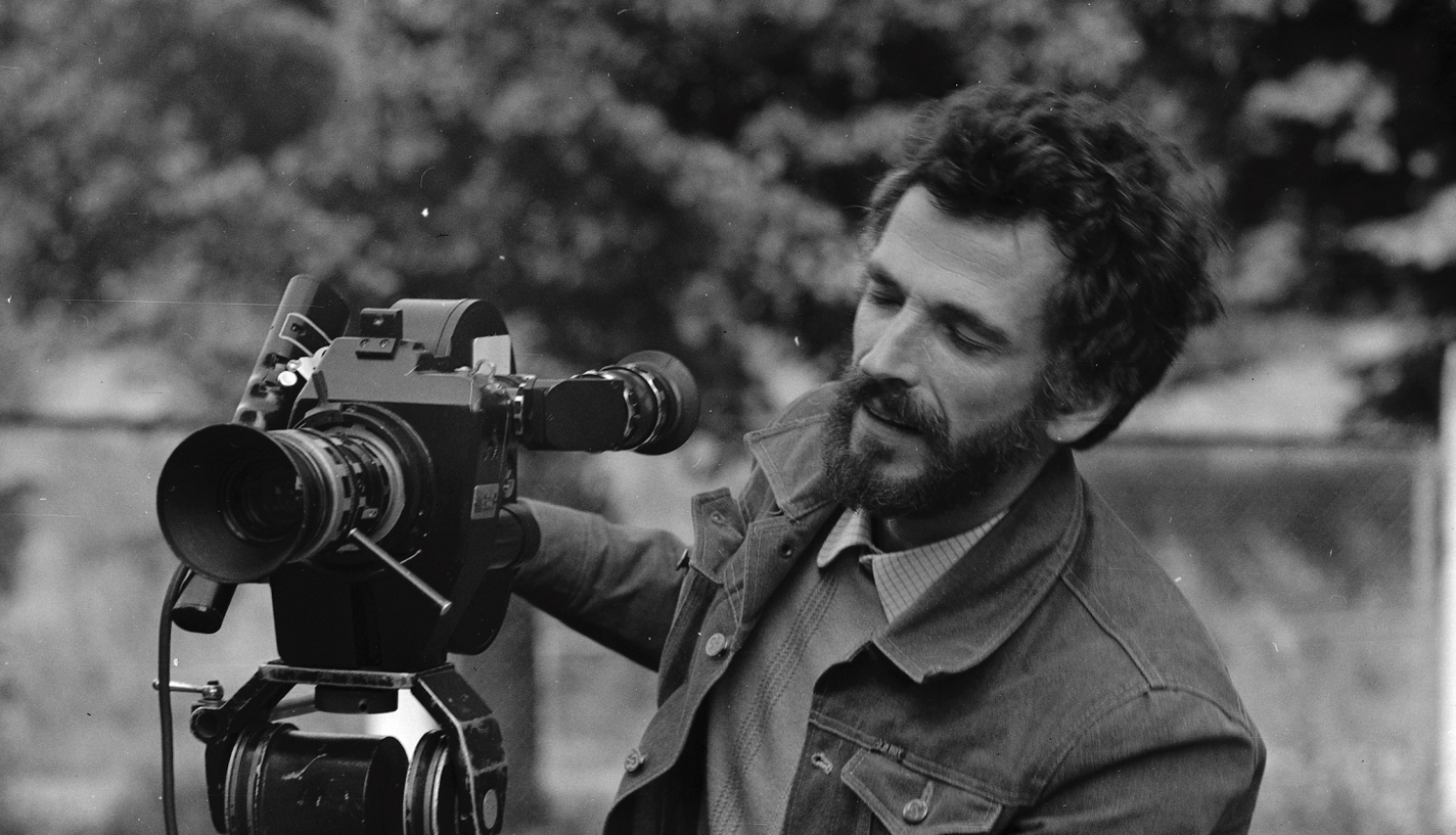 Operators Dāvis Sīmanis, foto: Latvijas Valsts kinofotofonodokumentu arhīvs