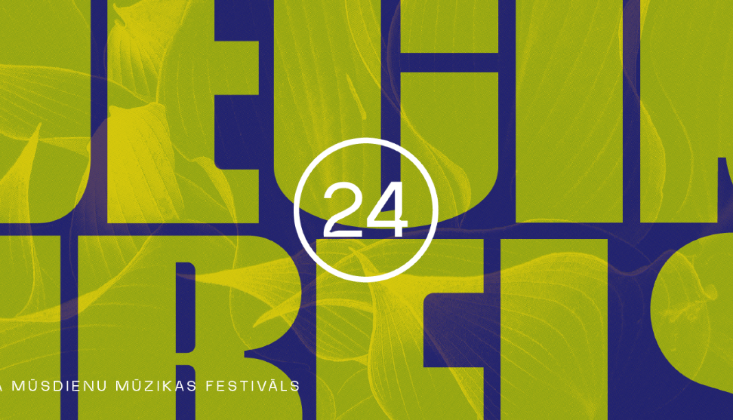 JVLMA Mūsdienu mūzikas festivāla "deciBels 2024" vizuālais materiāls