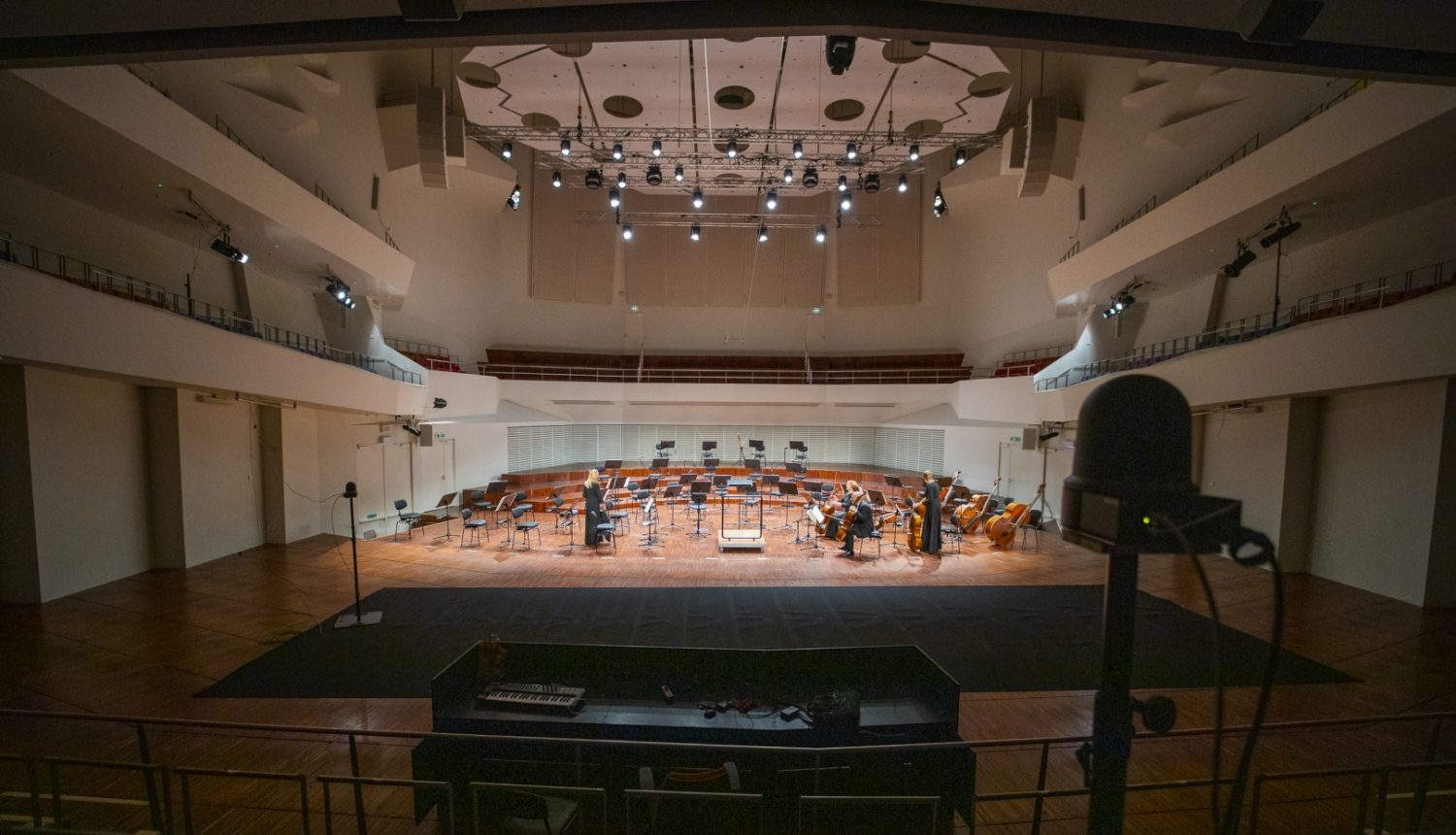 Digitālās koncertzāles aizkulises, foto: Jānis Vecbrālis