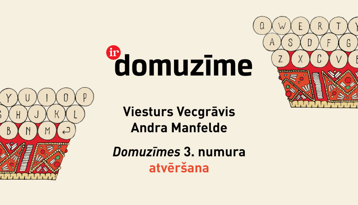 Žurnāla "Domuzīme" 2023. gada 3. numura publicitātes attēls