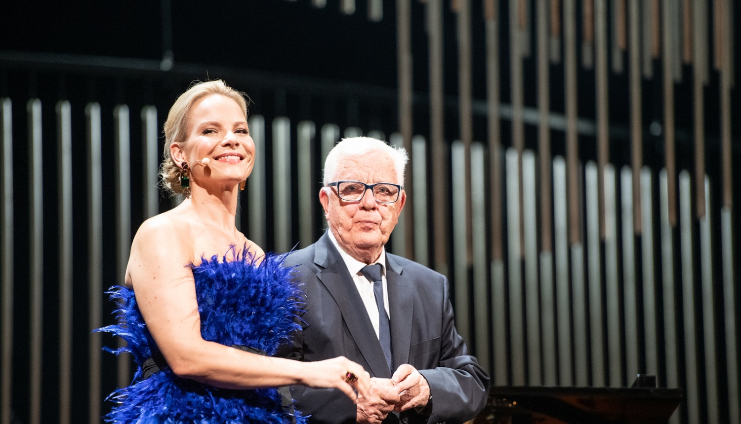 Maestro Raimonds Pauls un operdziedātāja Elīna Garanča