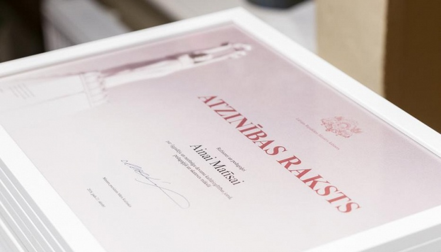 Ministru kabineta Atzinības raksti tiks pasniegti 4 izcilām personībām