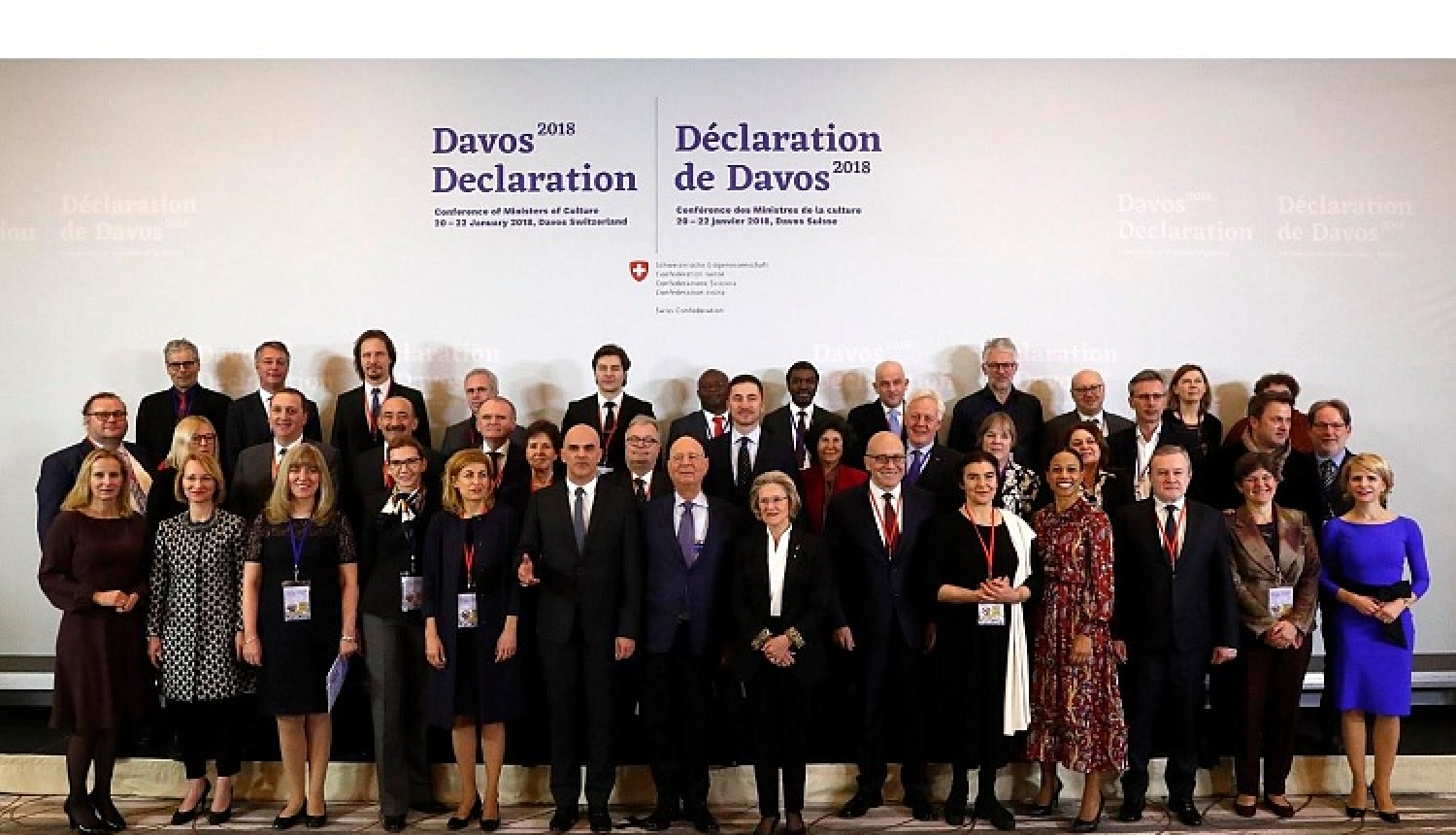 Davosā Dace Melbārde kopā ar kultūras līderiem vienojās par augstas kvalitātes būvniecības kultūras veidošanu