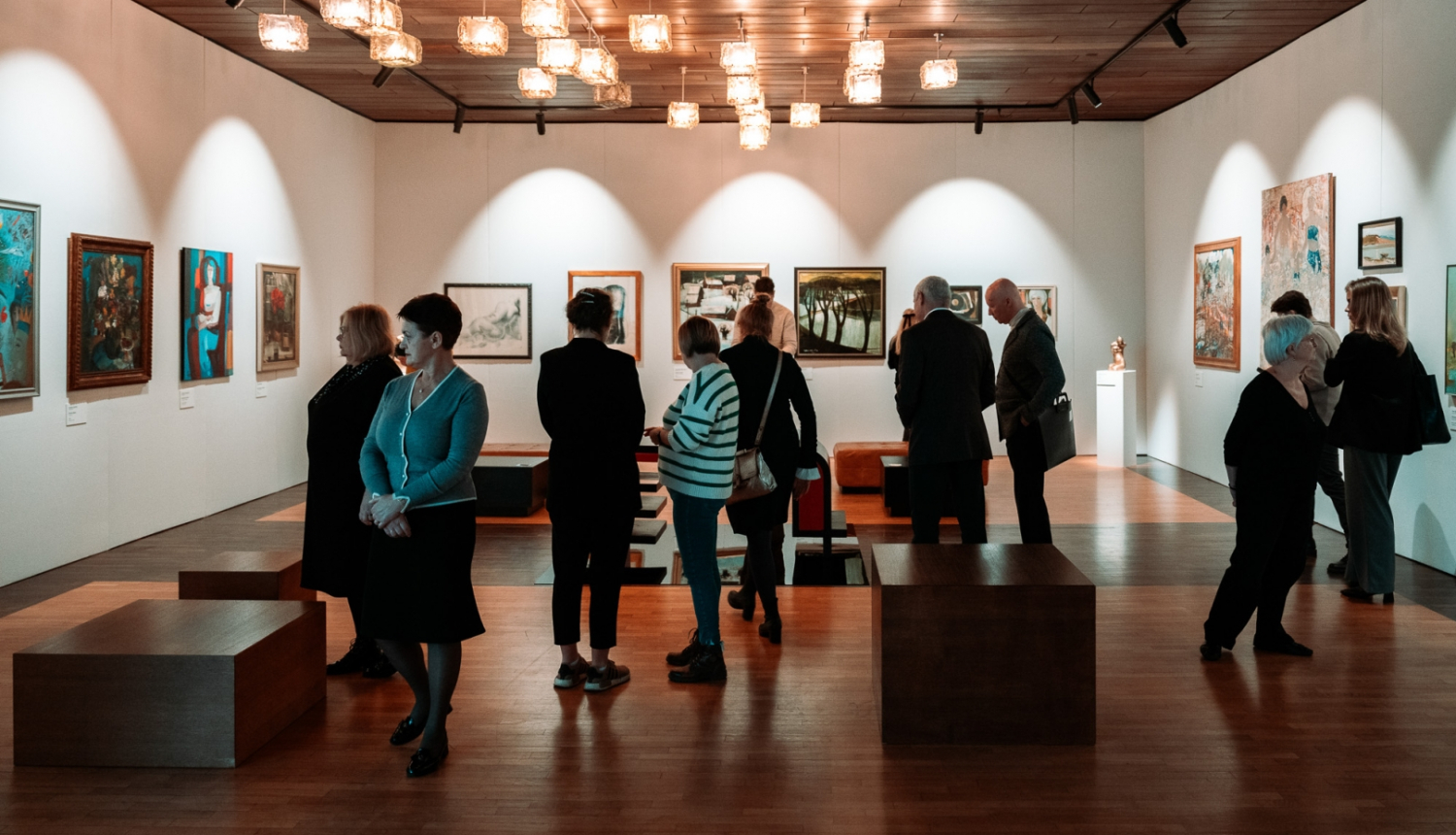 Dailes teātrī skatāma izstāde “Eksistence ārpus laika”, foto: Mārcis Baltskars