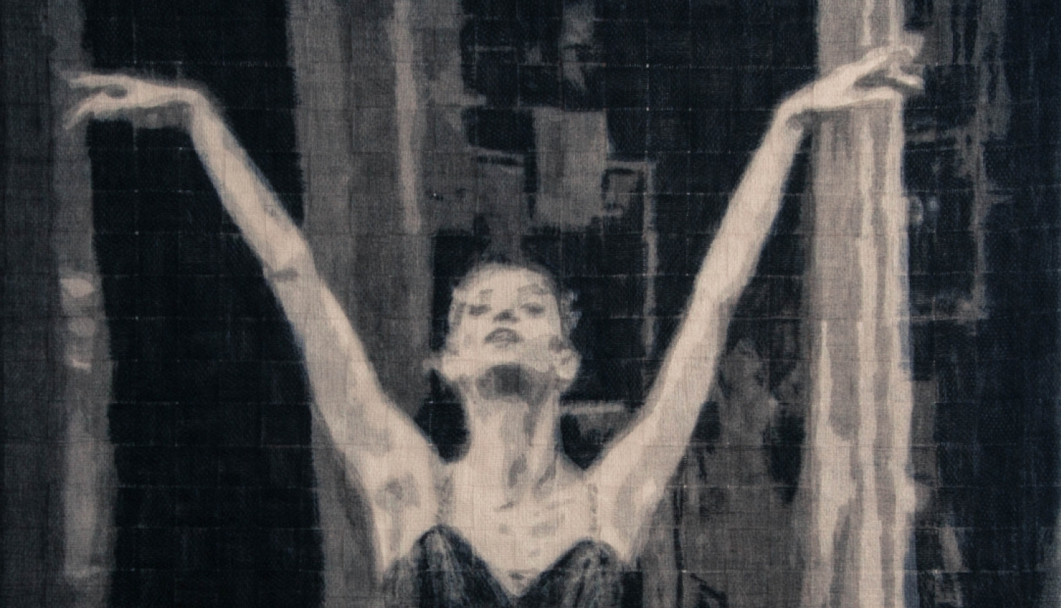 Fragments no mākslinieces Ivetas Šmitas gleznas