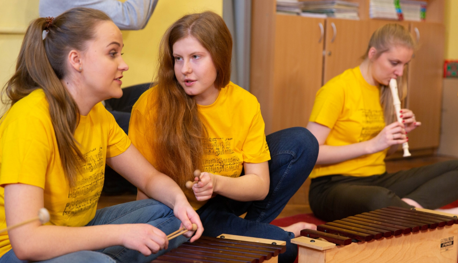 JVLMA pedagoģijas studenti, foto: Edmunds Mickus.