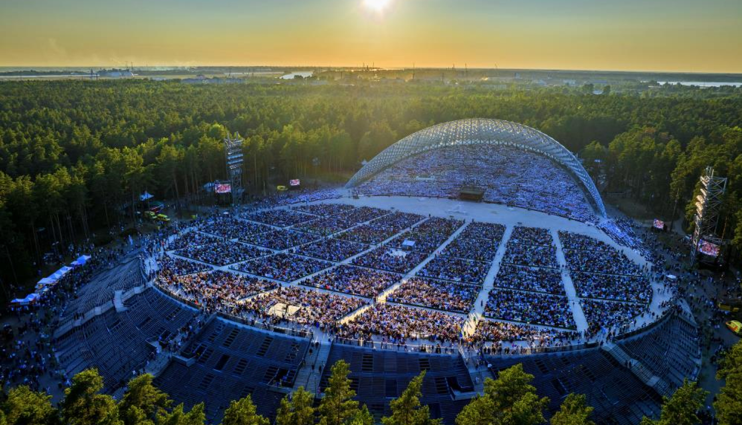 Mežaparka estrāde, foto - Juris Pavlovs, LNKC arhīvs.