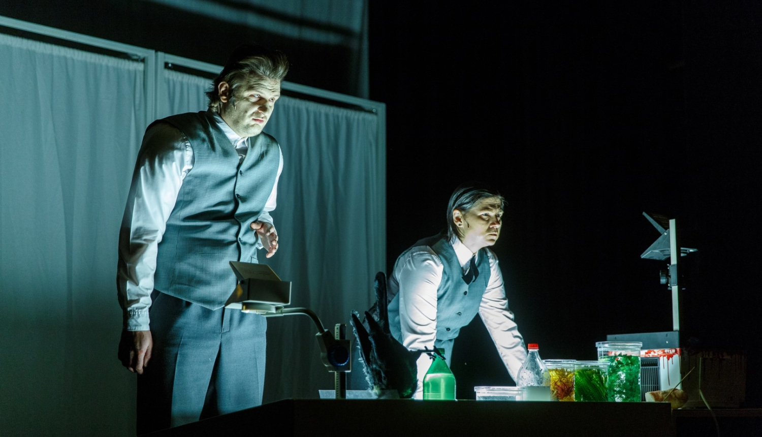 Latvijas Leļļu teātra izrāde "Puscilvēki", foto: Matīss Markovskis