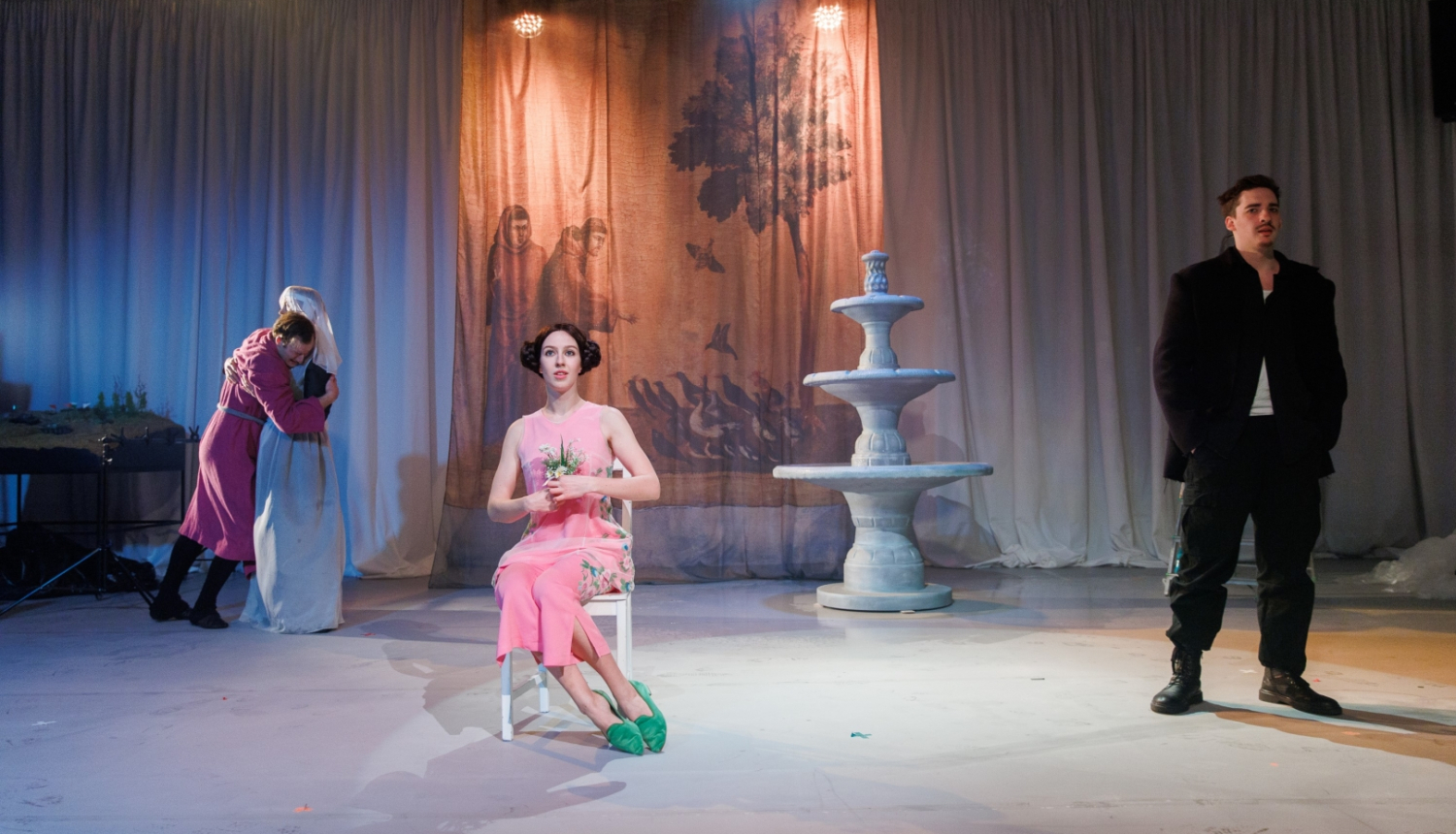 Valmieras teātra izrāde “Paolo un Frančeska”, foto: Matīss Markovskis