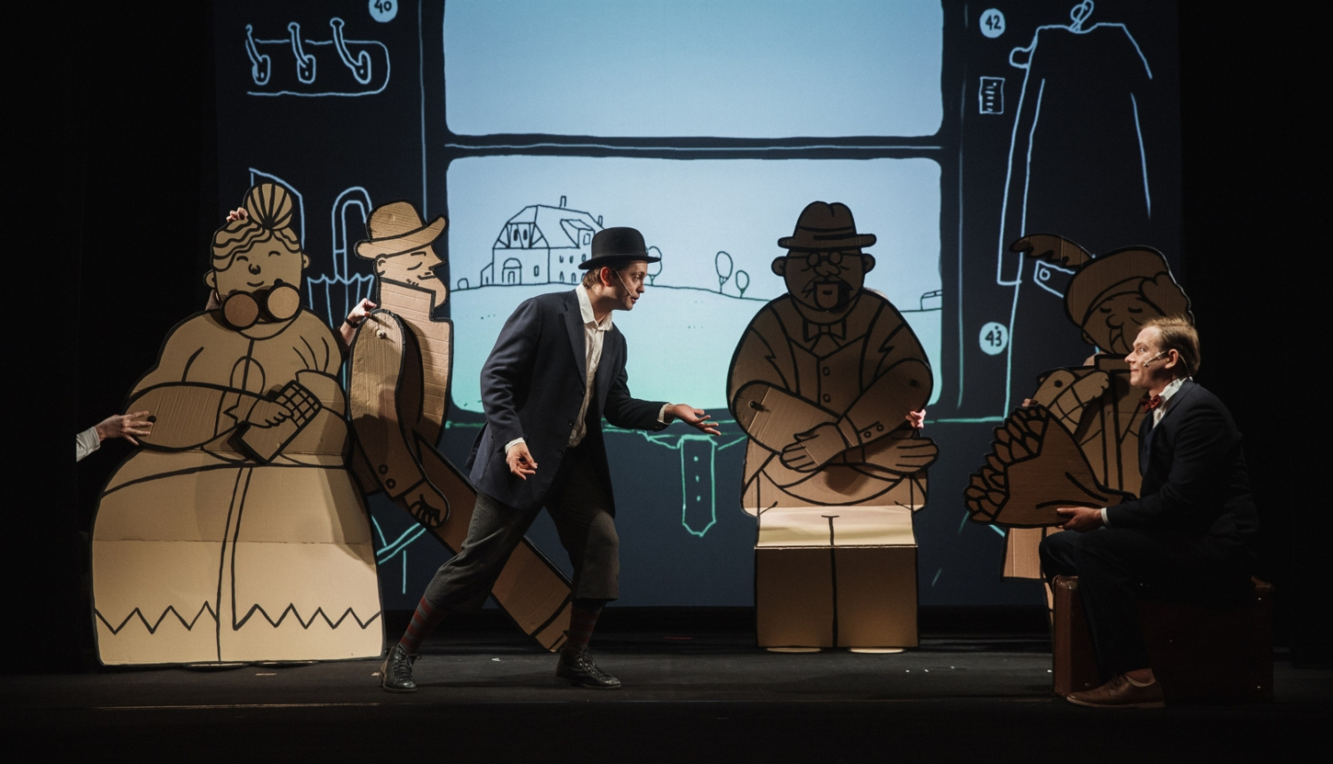 Izrāde “Emīls un Berlīnes zēni”, foto: Matīss Markovskis.