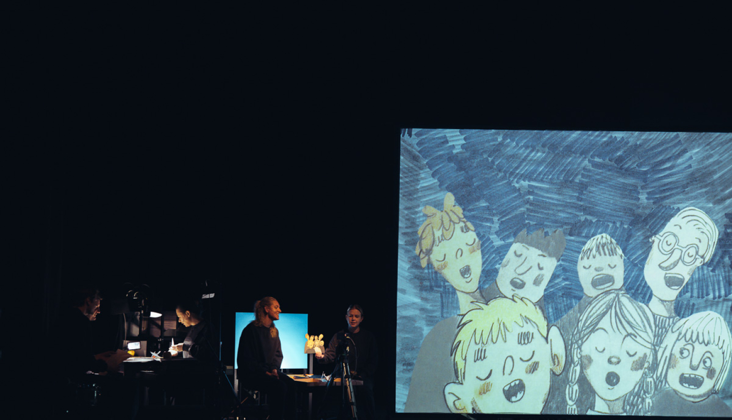 Izrādes process uz skatuves