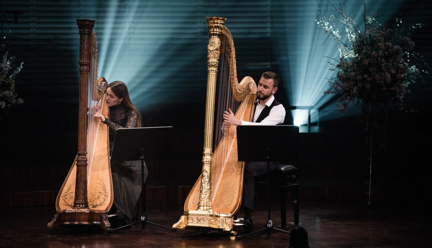 Arfisti Joels fon Lerbers (Joel von Lerber) un Dārta Tisenkopfa, foto: Valters Pelns.