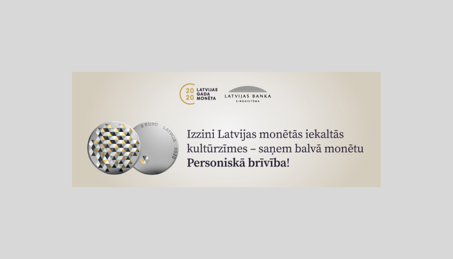 Dots starts erudīcijas spēlei  „Izzini Latvijas monētās iekaltās kultūrzīmes!”