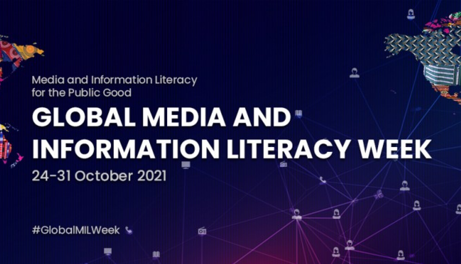 Pasaules medijpratības un informācijpratības nedēļas vizuālais materiāls