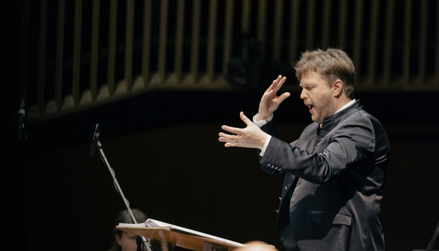 Diriģents un klarnetists Guntis Kuzma, foto: Jānis Porietis