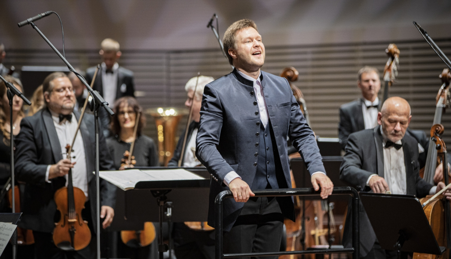 Guntis Kuzma un Liepājas Simfoniskais orķestris, foto: Jānis Vecbrālis