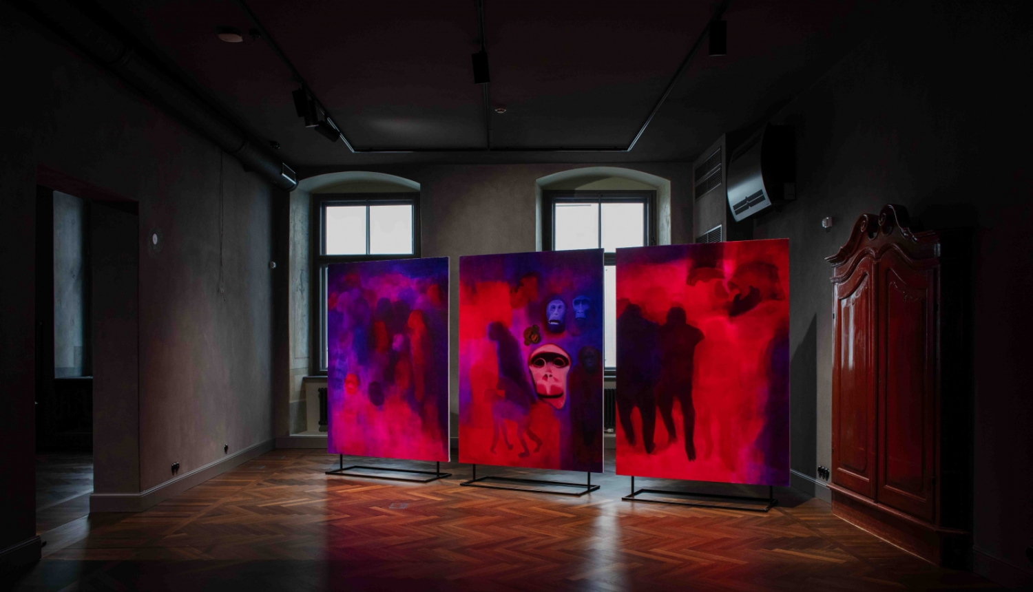 Helēnas Heinrihsones personālizstāde “Klejotāji” sadarbībā ar Latvijas Nacionālo rakstniecības un mūzikas muzeju, foto: Kristīne Madjare