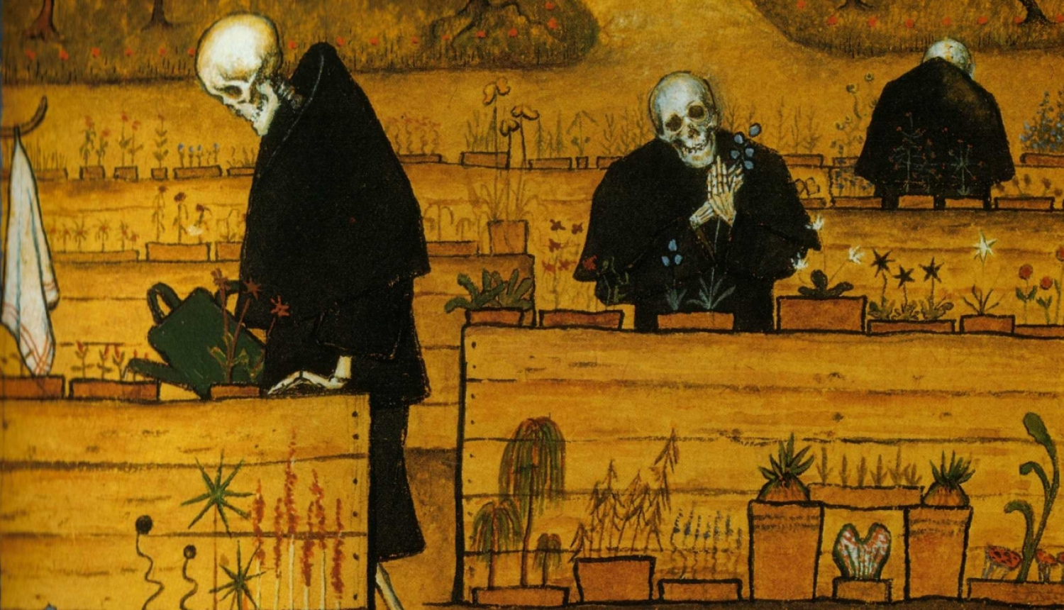 Hugo Simbergs “Nāves dārzs”. 1896.