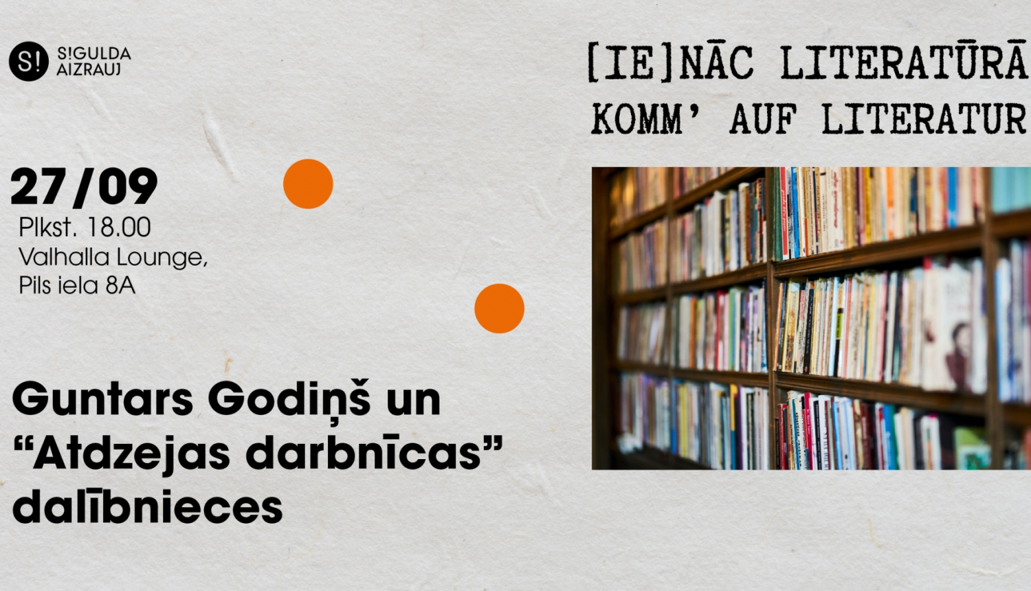 Tulkošanas darbnīcas vizuālais publicitātes materiāls