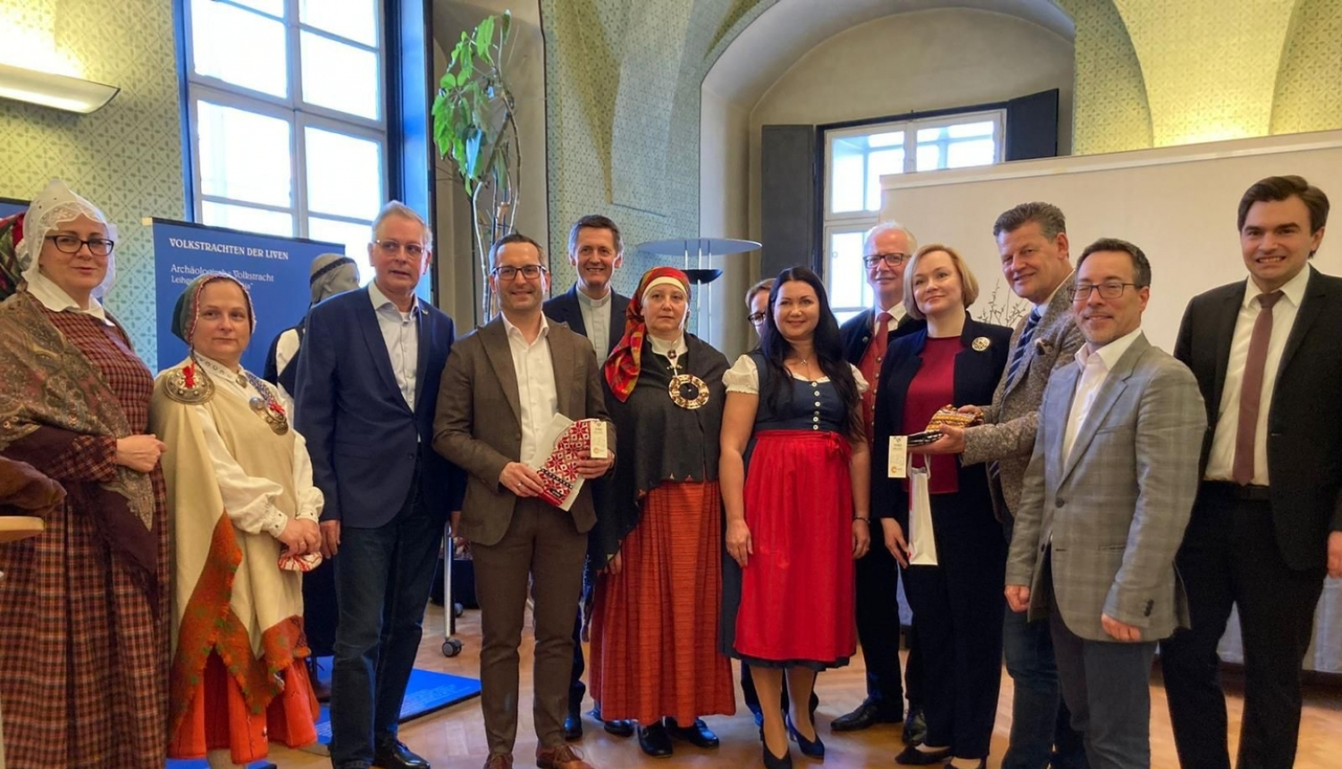 Izstādes atklāšana