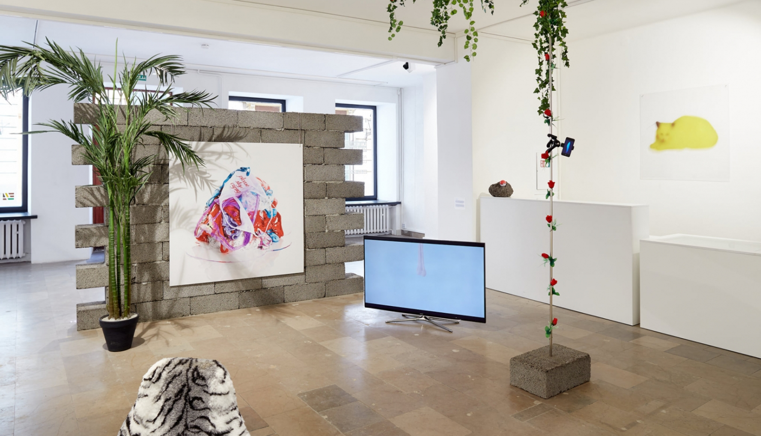 Skats no izstādes “Lai iemīlētos, klikšķini šeit”. Kuratore Tīna Pētersone. Rīgas Fotogrāfijas Biennāle – NEXT 2021. Foto: Madara Gritāne