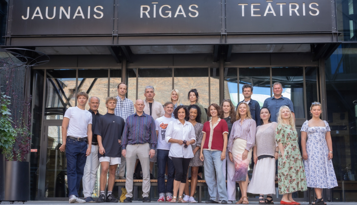 JRT aktieri 2024./2025. gada sezonu uzsākot, foto: Jānis Deinats