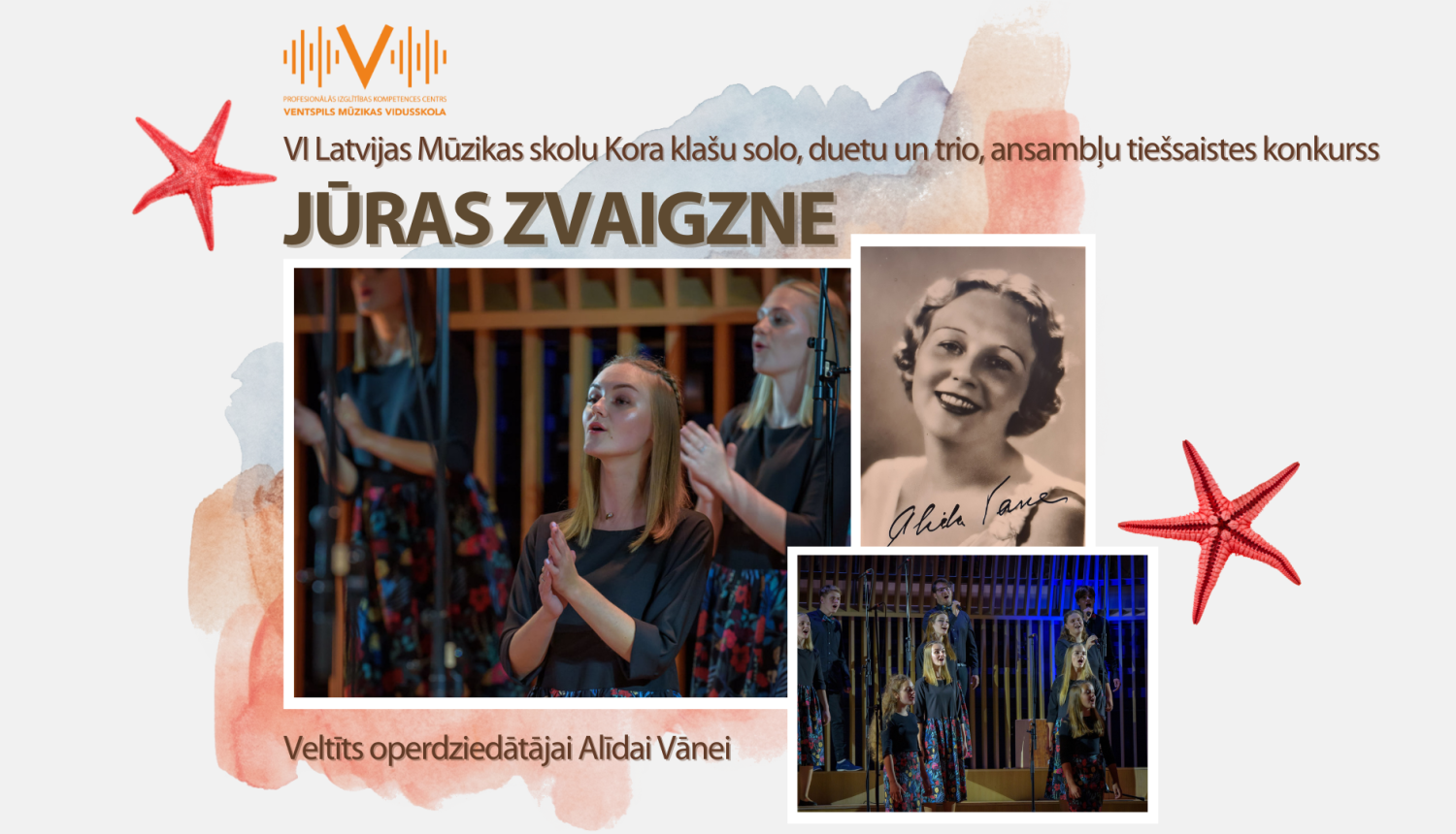 Konkursa “Jūras Zvaigzne” vizuālais materiāls