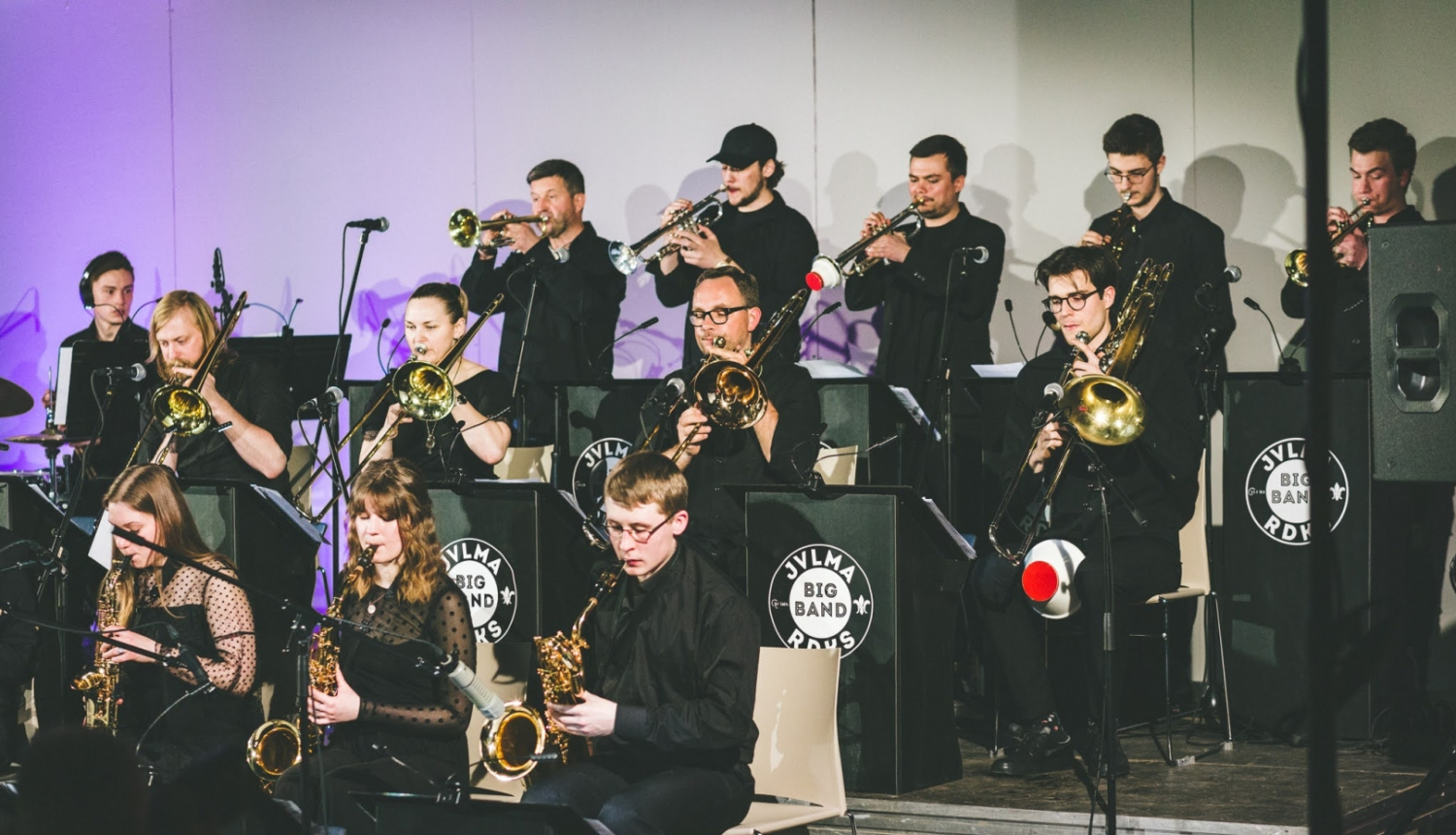 JVLMA un Rīgas Doma kora skolas (RDKS) bigbends, foto: Oskars Artūrs Upenieks