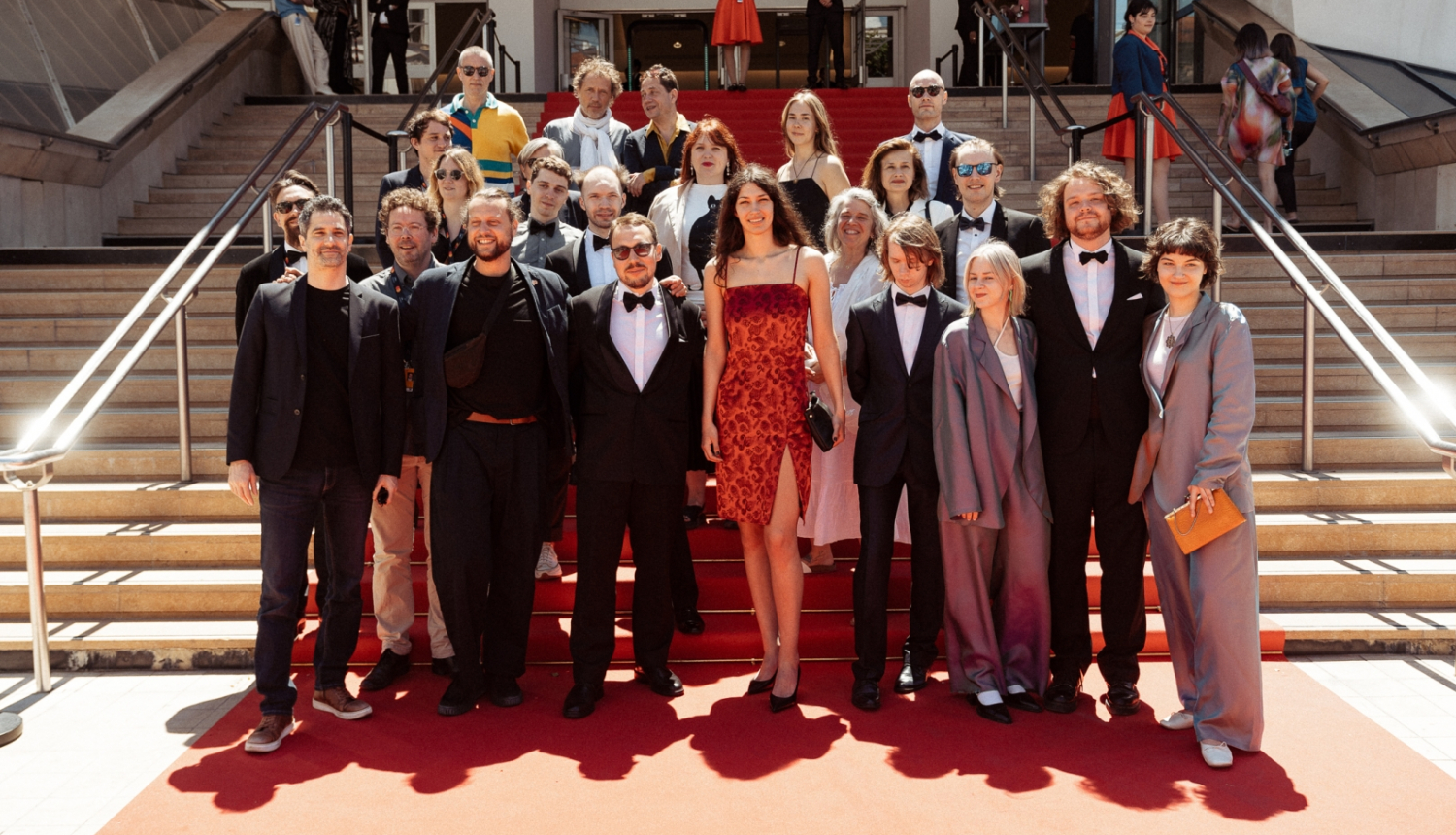 Ginta Zilbaloža animācijas filmas „Straume / Flow” komanda, foto: Andrejs Strokins