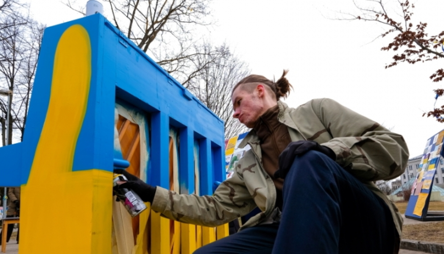 Mūziķu Katrīnas Gupalo un Andreja Osokina dāvinātās klavieres “УКРАÏНА”, foto: Kristaps Turiščevs