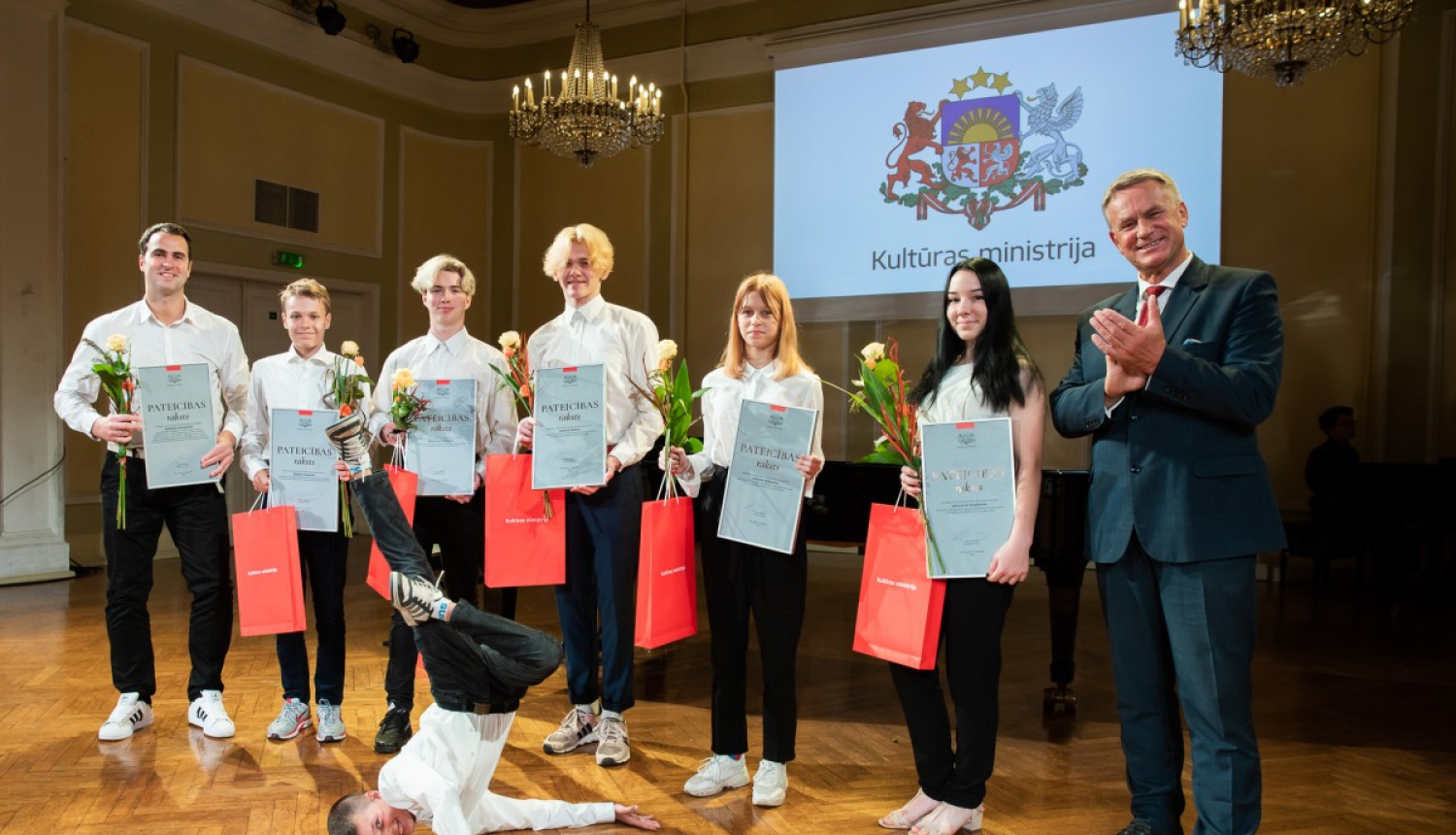 KM apbalvojuma pasniegšanas ceremonija