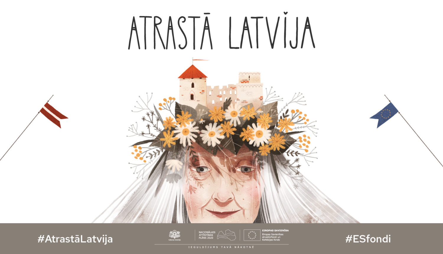 Kampaņas "Atrastā Latvija" publicitātes attēls