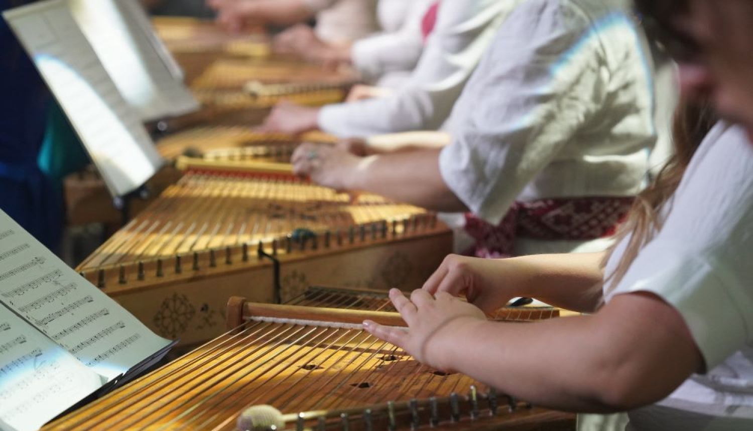 Koklētāju ansamblis, foto: Jānis Pipars, LNKC arhīvs.