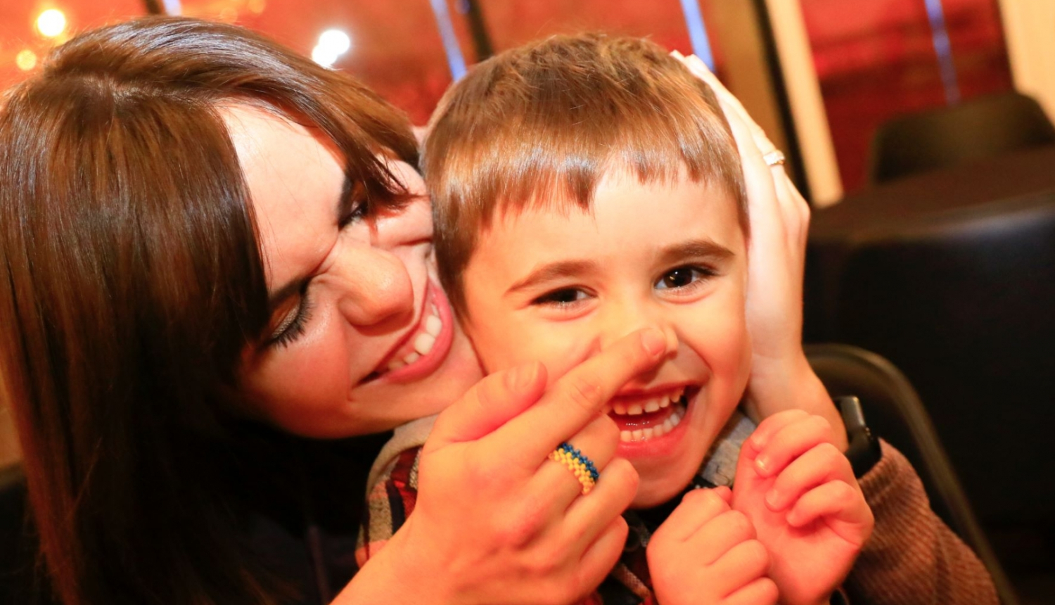 Darbs no Veronikas Simoņenkovas izstādes “Kopā ar Ukrainu”