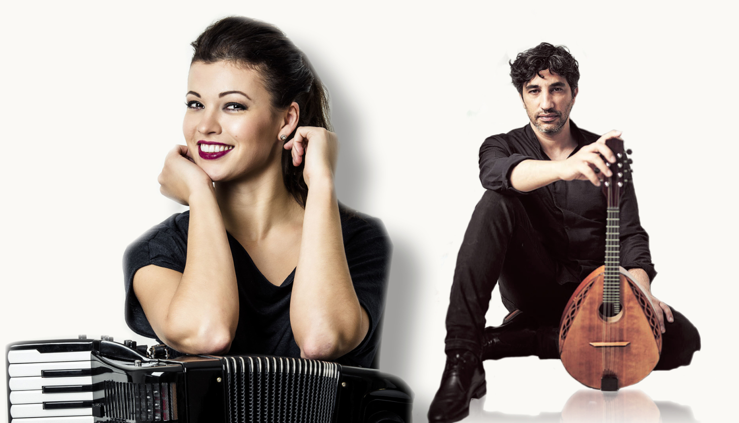 Akordeoniste Ksenija Sidorova un mandolīnists Avi Avitals