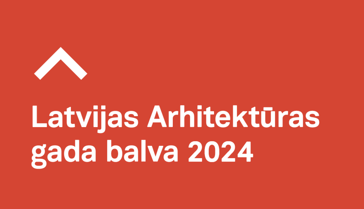 Latvijas Arhitektūras gada balvas 2024 logo