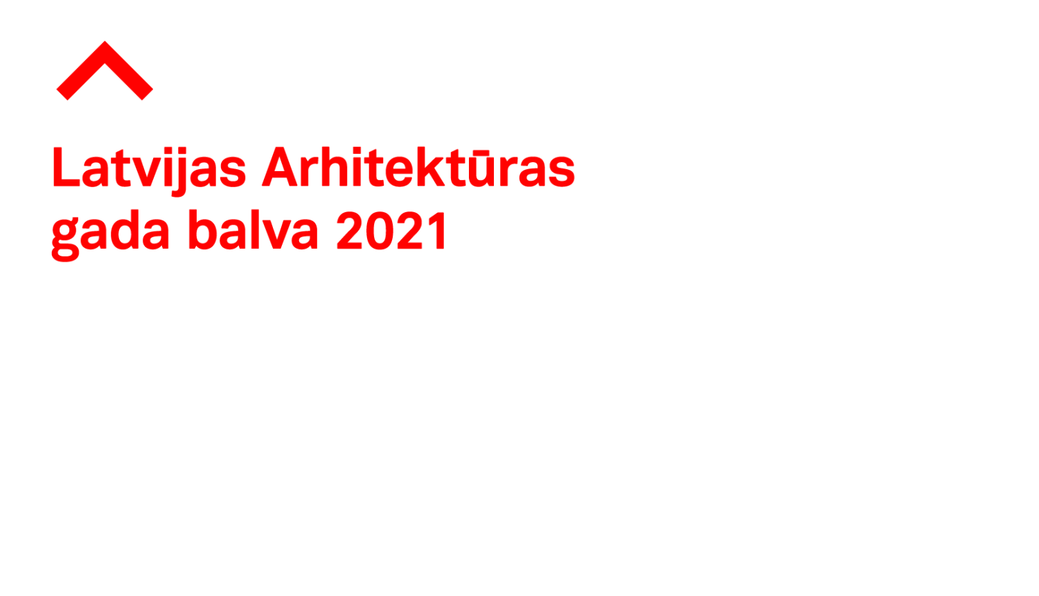 Latvijas Arhitektūras gada balvas logo.