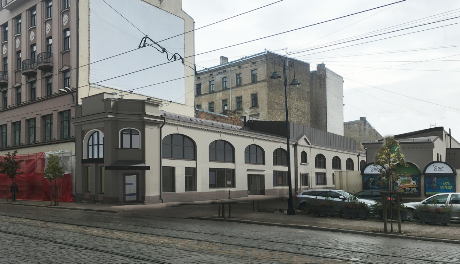 Latvijas Leļļu teātra ēka, VNĪ vizualizācija.