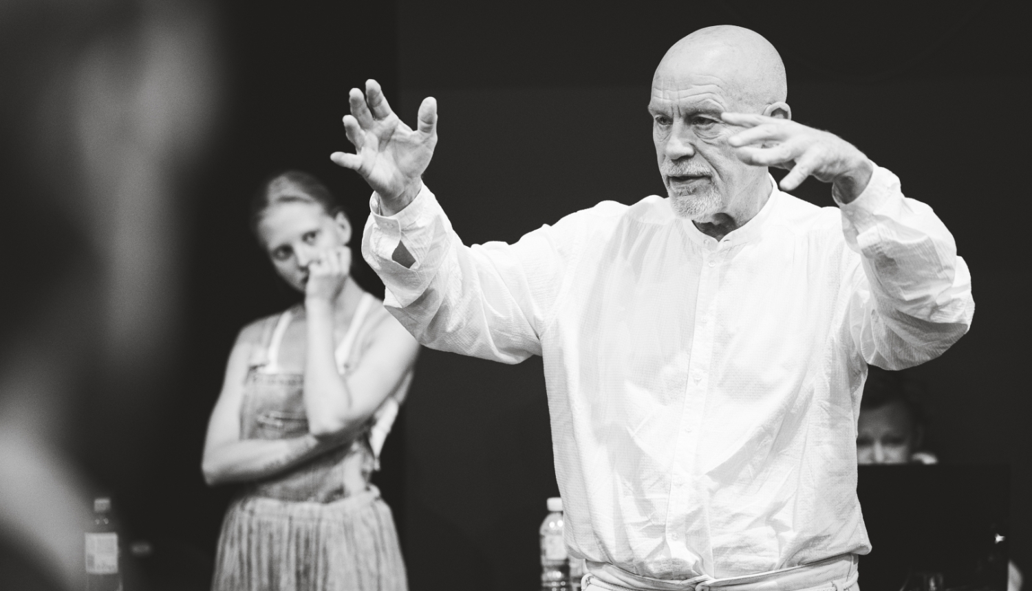 Džona Malkoviča iestudējuma “Leopoldštate” tapšanas process, foto: Marko Rass