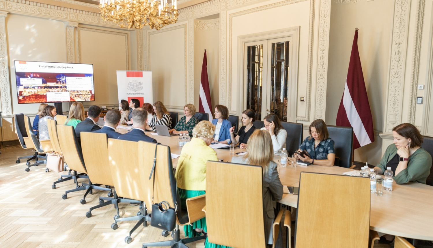 “Liepāja 2027” pārraudzības padomes pirmā sēde, foto: Oskars Artūrs Upenieks / Kultūras ministrija