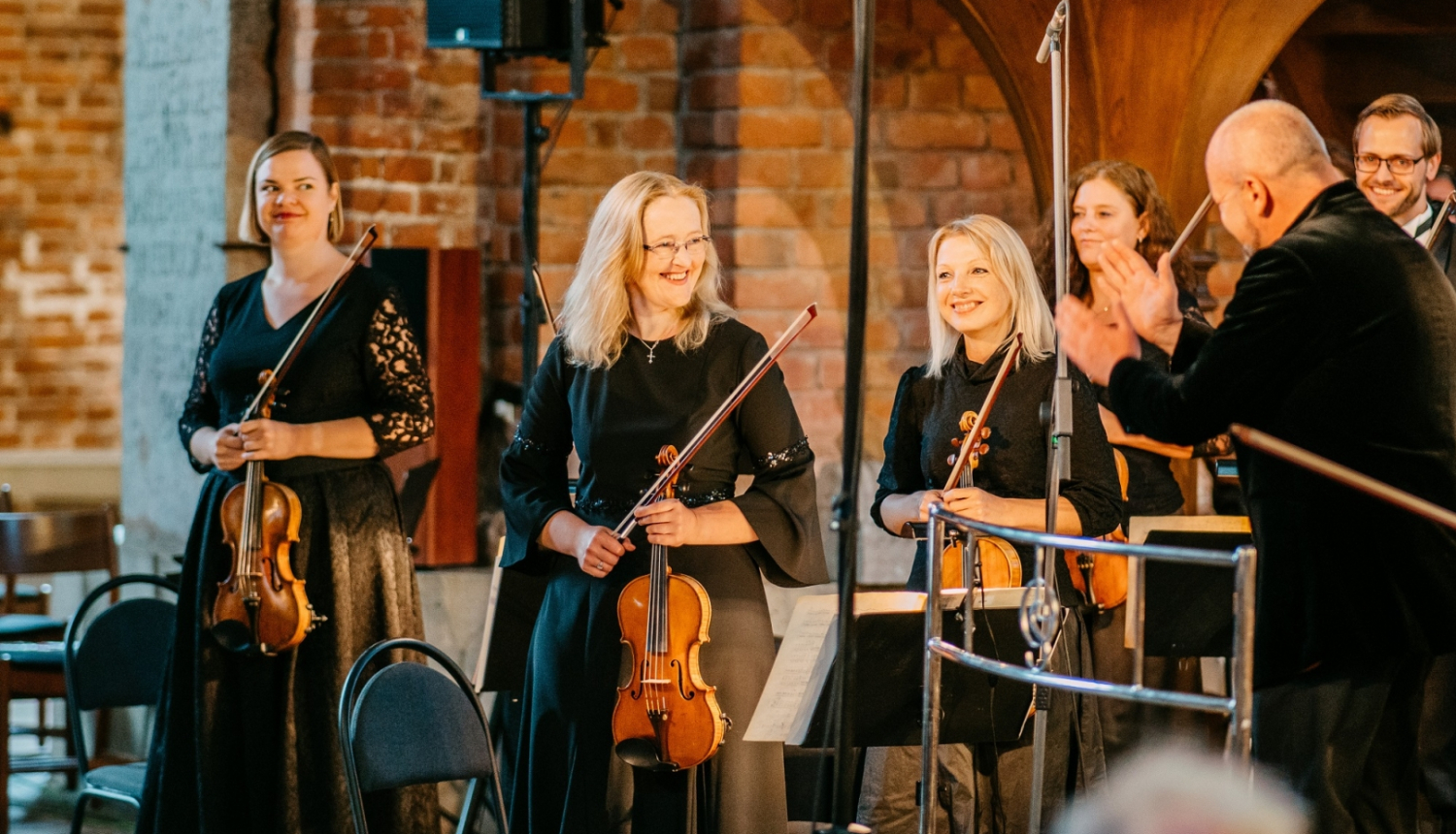 Liepājas Simfoniskā orķestra koncertmeistare Līga Baltābola, foto: Jurģis Rikveilis