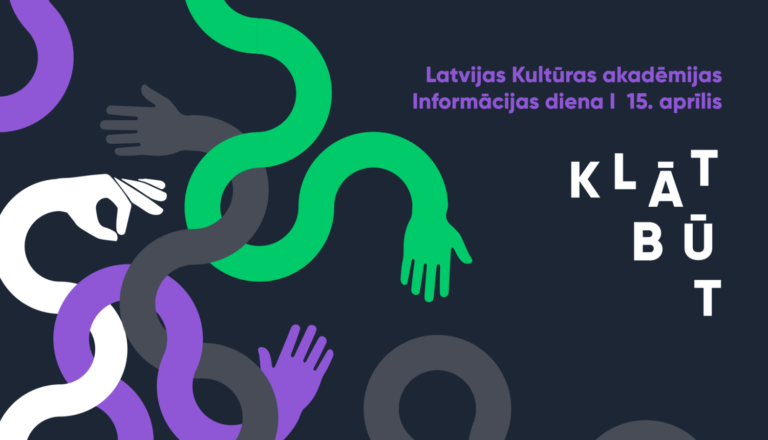 Afiša ar tekstu par 15.aprīļa informācijas dienu