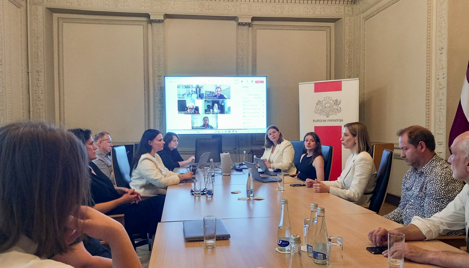 Latvijas Laikmetīgās mākslas muzeja darba grupas sēde Kultūras ministrijā